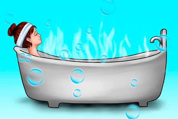 Лежание в горячей ванне может сжечь столько же калорий, сколько и 30-минутная прогулка